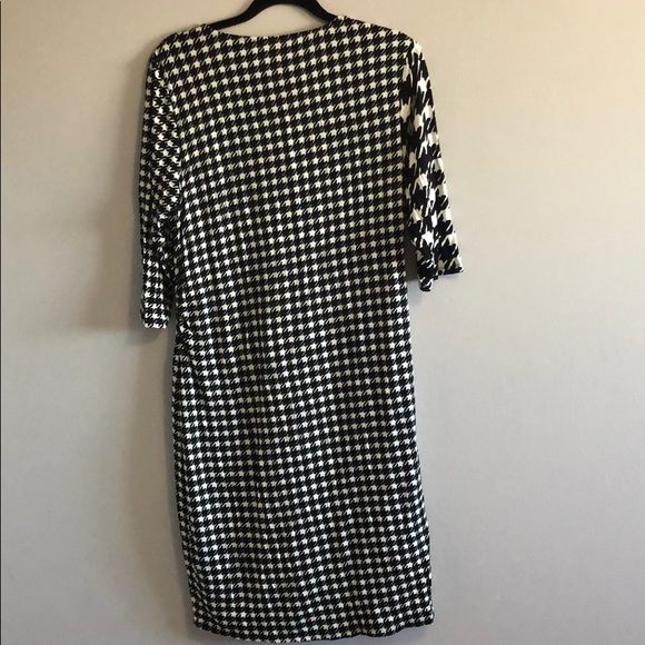 Houndstooth Knit Dress - Picture 4 of 4